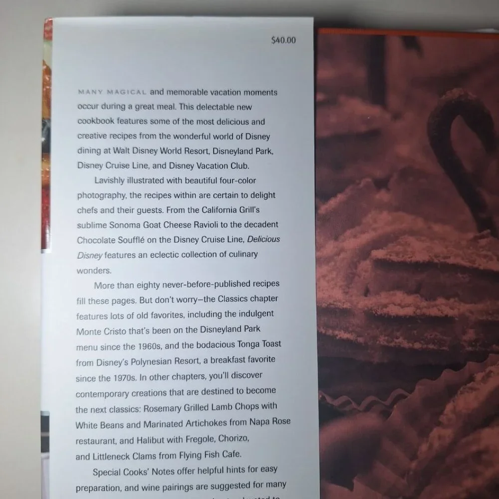 Delicious Disney 2006 Cook Book Park Recipes Chefs‎ Pam Brandon Mickey Twinkie